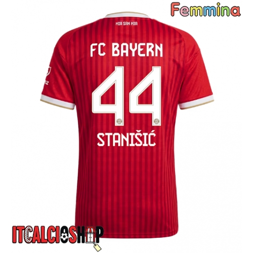 Bayern Munich Josip Stanisic #44 Prima Maglia Femmina 2026-27 Manica Corta